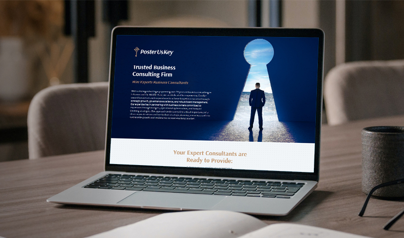 PosterUsKey Landingpage